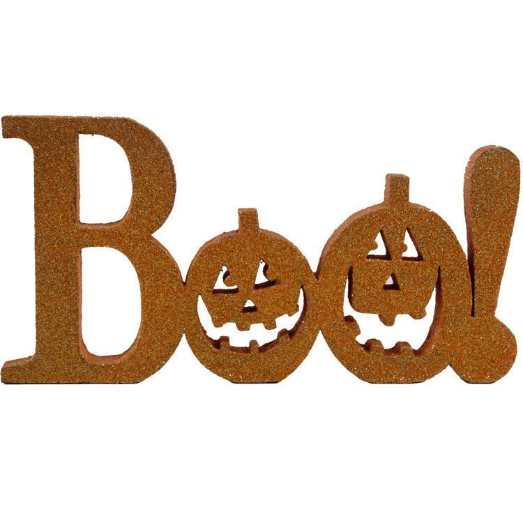 Vintage Wood Ornament Table Halloween Wooden Sign JX2111015