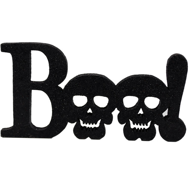 Vintage Halloween Table Decorations Sign Halloween Party BOO Signs JX2111016