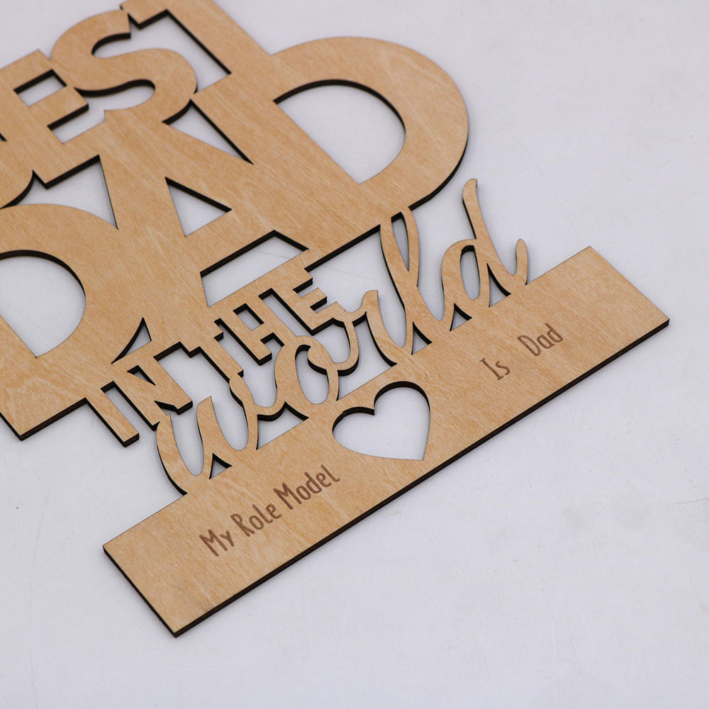 Crafts laser cut wood for fathers/ mothers day/wedding/christmas gifts JX2112028